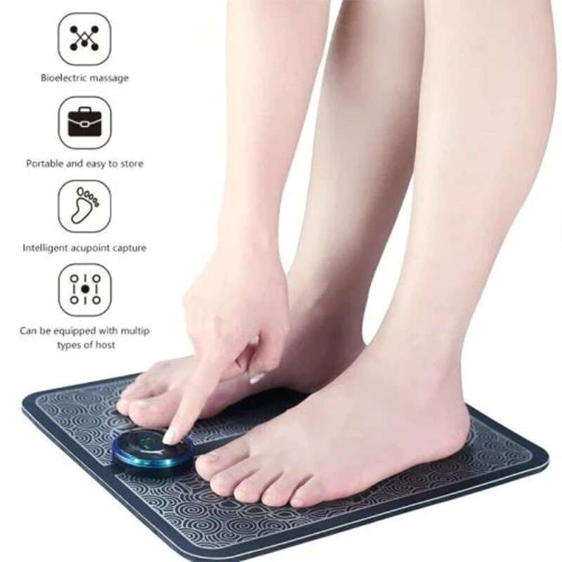 Health Essential Pad Massager Foot Ems Electric Muscle Pad Stimulator Leg Shaping Foot Stock