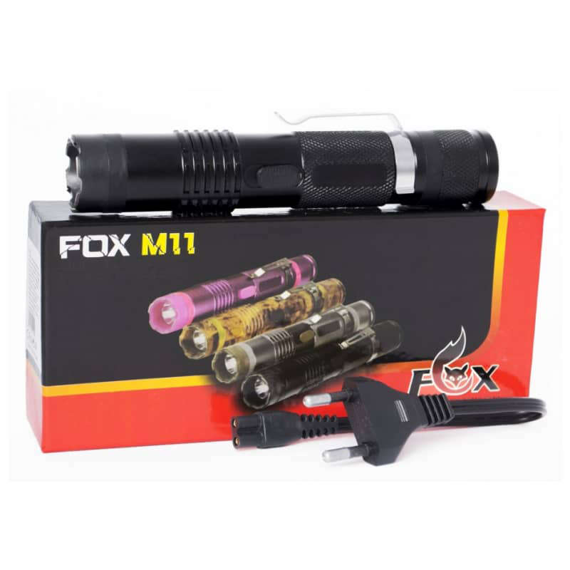 Portable Stun Gun Fox M11 Stun Gun With Led Light Flashlight
