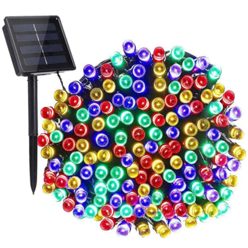 Beautiful And Eye-Catching 10M Rgb Led Solar Light 100Leds