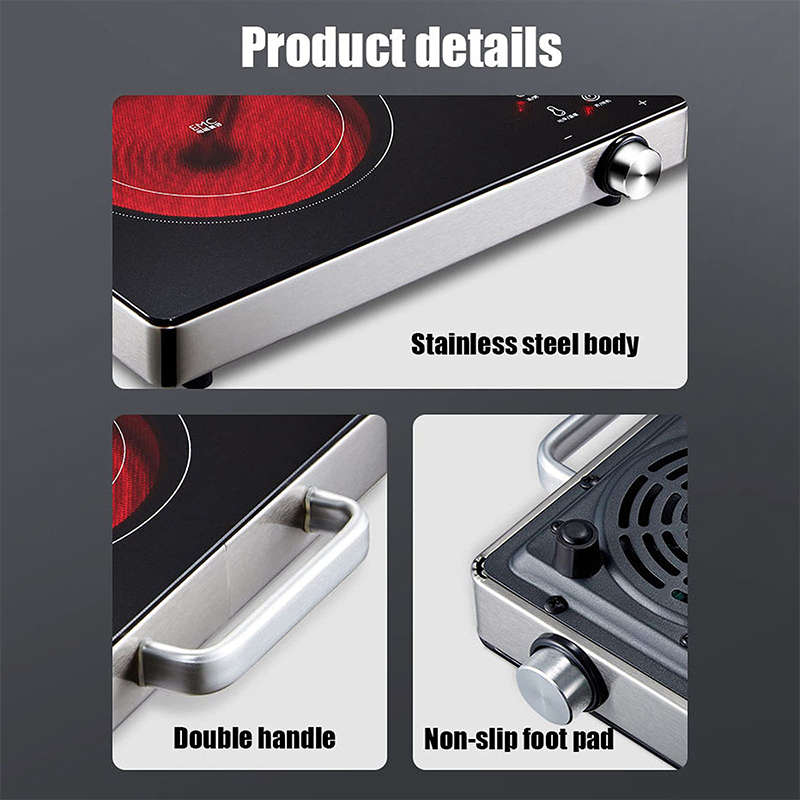Portable Induction Cooktop Countertop Burner, 3500W