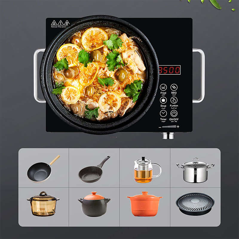 Portable Induction Cooktop Countertop Burner, 3500W