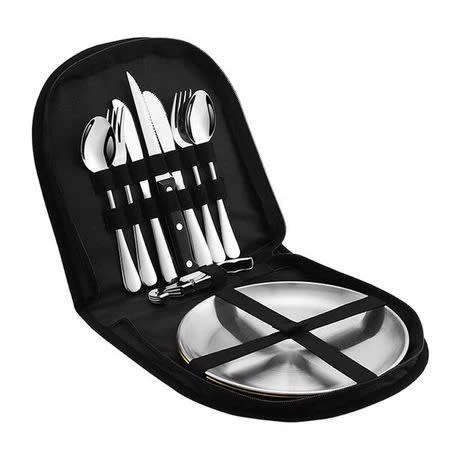 Exquisite Portable Camping Stainless Steel Travel Cutlery Set