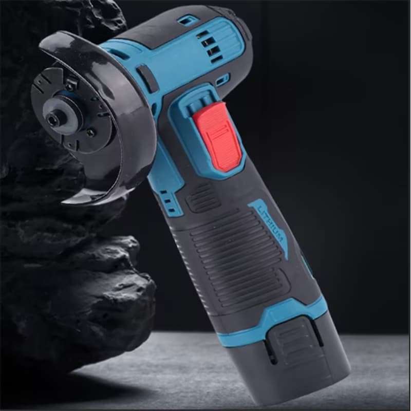 Multifunctional Portable Lithium Rechargeable Electric Angle Grinder With Two Batteries