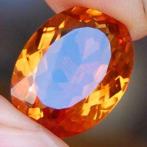 Citrine 18.45 ct Oval Madeira!