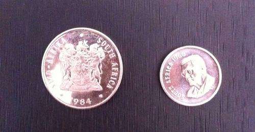proof 5c and 20c different years