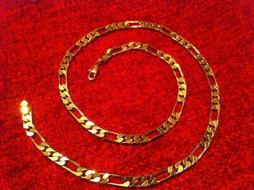 *****R1795 VALUE ******* 9ct gold simulated necklace 7mm x 600mm