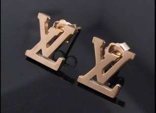 LV Rose Gold Stud Earrings