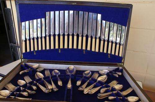 Canteen of Cutlery in Original Oak Box