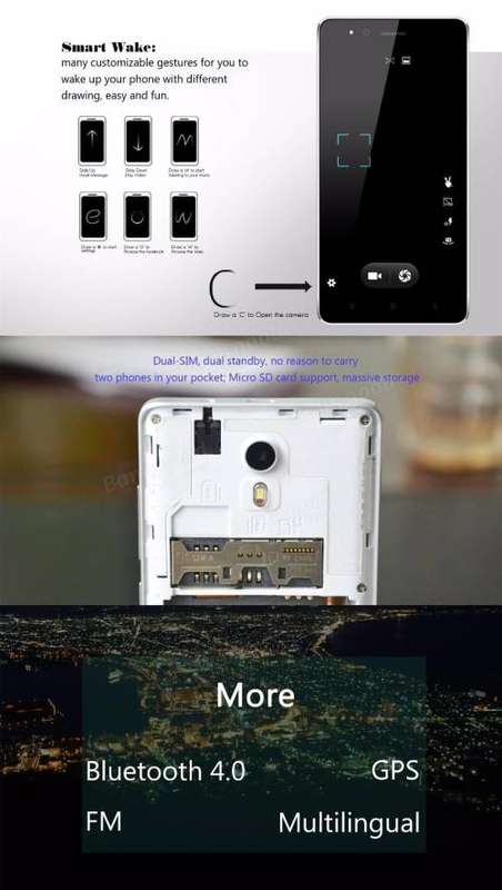 VKworld F1 4.5 Inch 1GB RAM 8GB ROM MT6580 1.3GHz Quad-core Smartphone