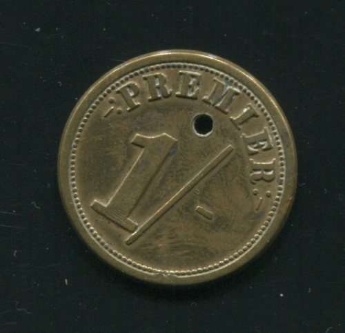 TOKEN - PREMIER TRANSVAAL DIAMOND CO LTD 1/- TOKEN