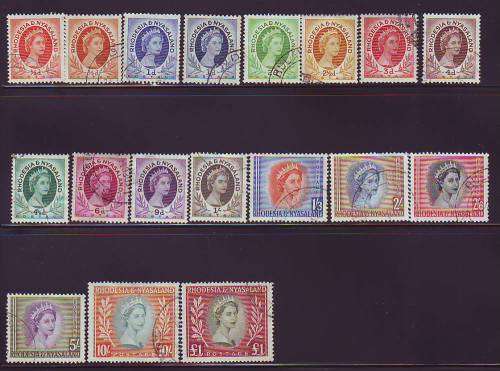 RHODESIA & NYASALAND GREAT USED LOT