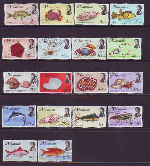 MAURITIUS  KGV1 & QE11 USED LOT