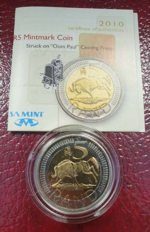 OOM PAUL MINTMARK 2010 R5 UNC-BOX & CERT