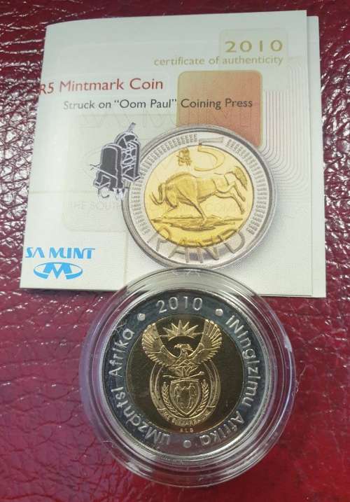 OOM PAUL MINTMARK 2010 R5 UNC-BOX & CERT