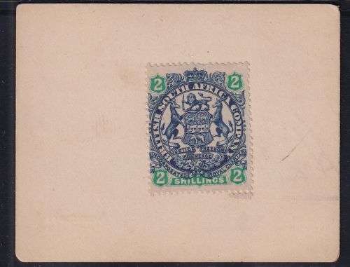 MARSHALL HOLE 2/-  CURRENCY CARD - BOER WAR  - SCARCE