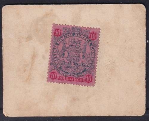MARSHALL HOLE 10/-  CURRENCY CARD - BOER WAR - SCARCE!