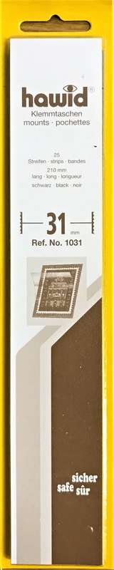 Hawid Stamp Mounts  Various Widths