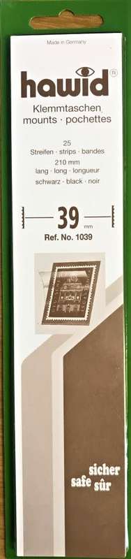 Hawid Stamp Mounts Various Widths