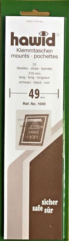 Hawid Stamp Mounts Various Widths