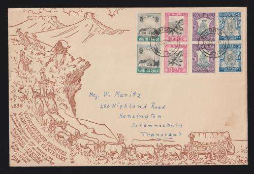 SA 1938 VOORTREKKER COVERS - A GREAT LOT!