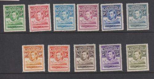 BASUTOLAND KING GEORGE V1 SET FINE MINT