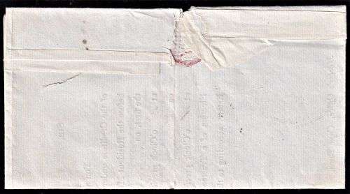 COGH 1840 BOXED "TO PAY" ENTIRE  CAPETOWN-CRADOCK