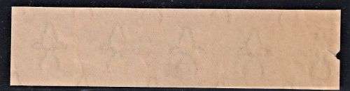SA 1933-48 1d SHIP IMPERF MARGINAL STRIP OF 4-SUPERB UM!