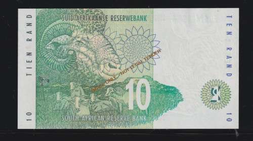 SA MBOWENI R10 X 11  UNC BANKNOTES  IN SEQUENCE