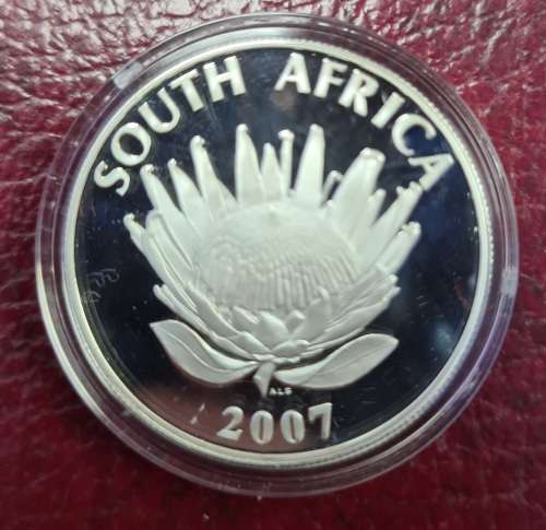 RSA 2007 NELSON MANDELA PROOF SILVER RAND
