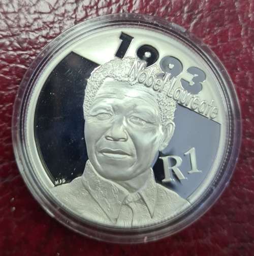 RSA 2007 NELSON MANDELA PROOF SILVER RAND