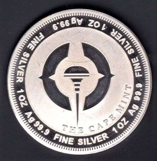 SA 2020 THE CAPE MINT 1OZ SILVER SPRINGBOKS MEDAL