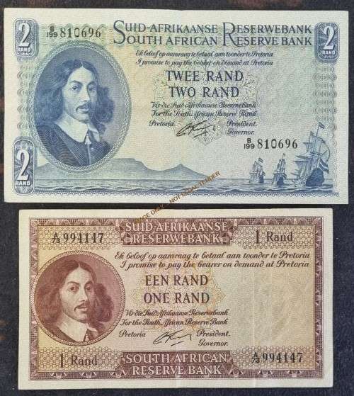 RISSIK BANKNOTE COLLECTION X 2 NOTES