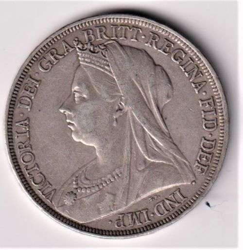 GREAT BRITAIN 1897 VICTORIAN CROWN