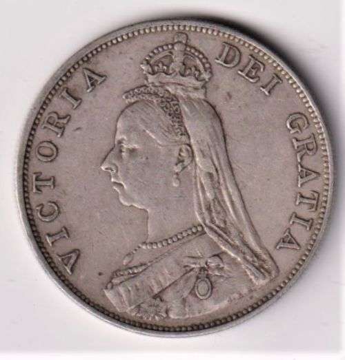 GREAT BRITAIN 1889 2 FLORIN COIN