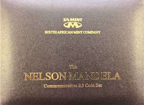 NELSON MANDELA COMMEMORATIVE R5 COIN SET
