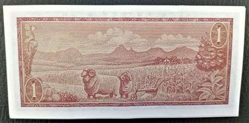 RSA ONE RAND BANKNOTES 3rd ISSUE - TW DE JONGH 1975 - 10 in series