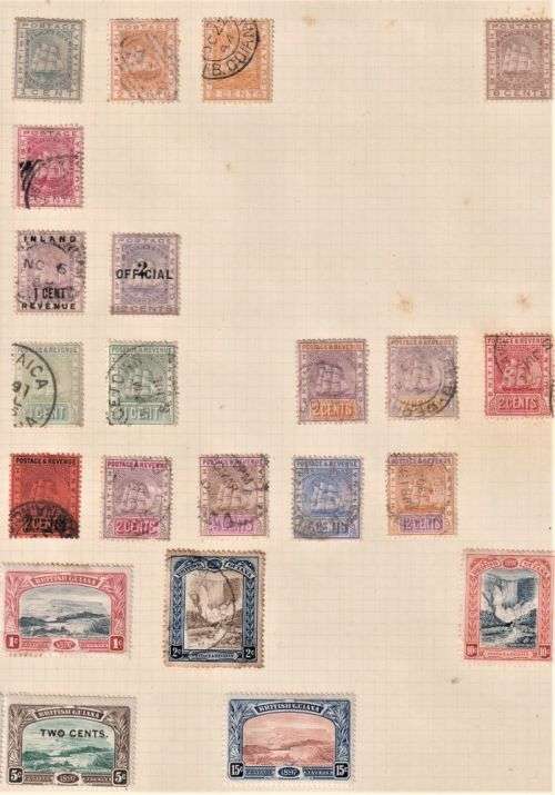 BRITISH GUIANA   MINT & USED  COLLECTION ON PAGES