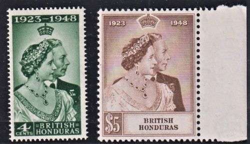 BRITISH COMMONWEALTH 1948 SILVER WEDDING #1 - GREAT MNH LOT!