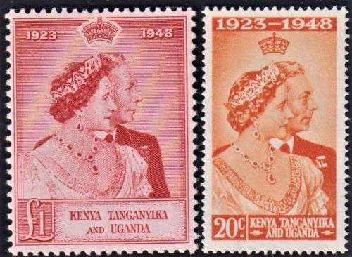 BRITISH COMMONWEALTH 1948 SILVER WEDDING #1 - GREAT MNH LOT!