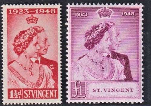 BRITISH COMMONWEALTH 1948 SILVER WEDDING #7 - GREAT MNH LOT!