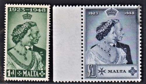BRITISH COMMONWEALTH 1948 SILVER WEDDING #6 - GREAT MNH LOT!