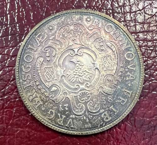FREIBURG GERMANY 1738 THALER RESTRIKE