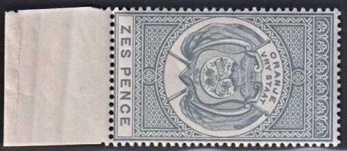ORANGE FREE STATE 1882 FISCAL 6d & 1/- SUPERB UNMOUNTED MINT -CV R1350 +