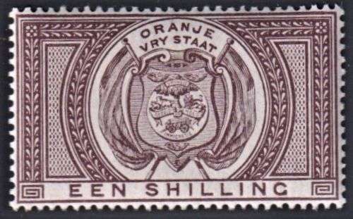 ORANGE FREE STATE 1882 FISCAL 6d & 1/- SUPERB UNMOUNTED MINT -CV R1350 +