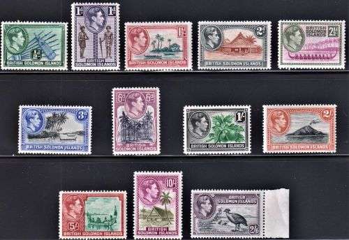 BRITISH SOLOMON  KING GEORGE V1 1939 UNMOUNTED MINT  CV £100