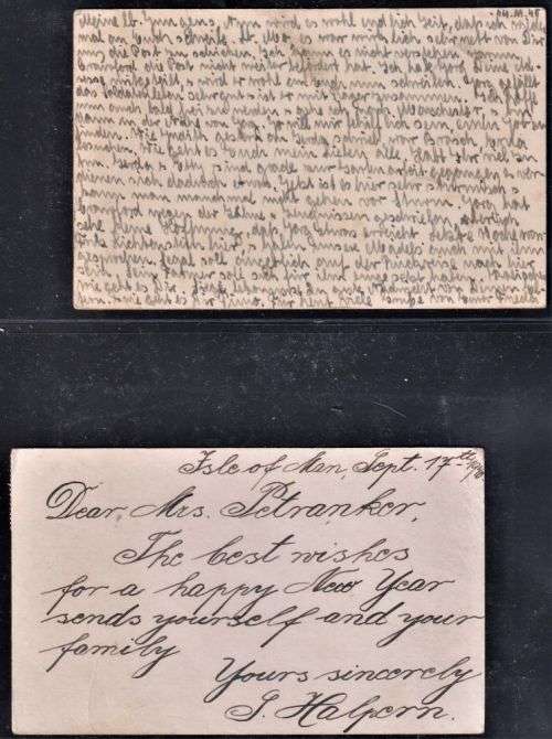 IOM WW11 RUSHEN INTERMENT CAMP 1940 POSTCARDS