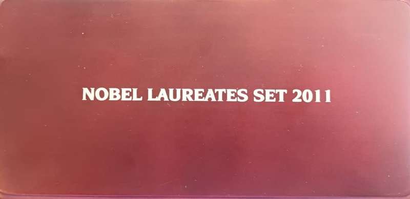 NOBEL LAUREATES SET 2011 - Nelson Mandela & Aung Sam Suu Kyi - No gold
