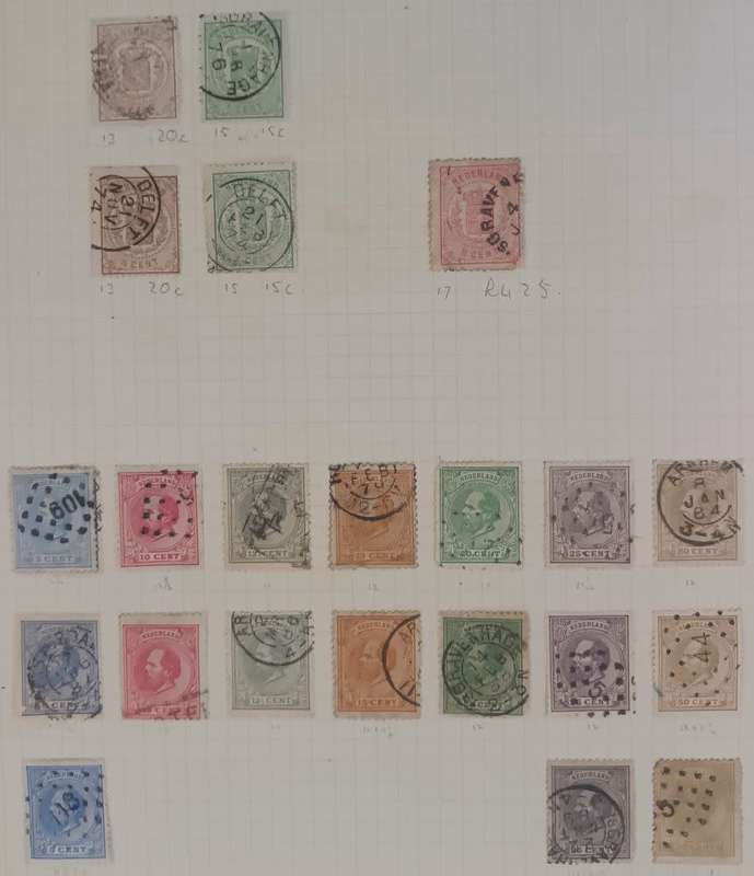 NETHERLANDS  OLD COLLECTION ON PAGES