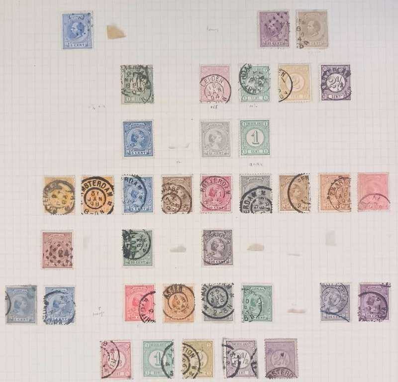 NETHERLANDS  OLD COLLECTION ON PAGES