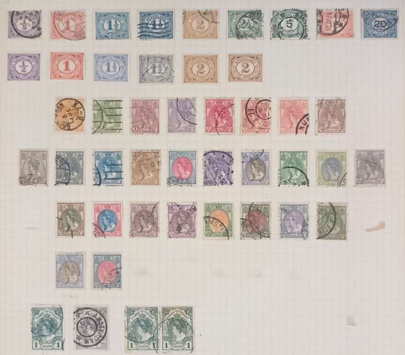 NETHERLANDS  OLD COLLECTION ON PAGES
